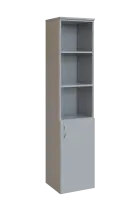 N 5 - 4DN3 kancelářská skříň, 1-dveřová/nika, pravá, 1800x400x400, šedá